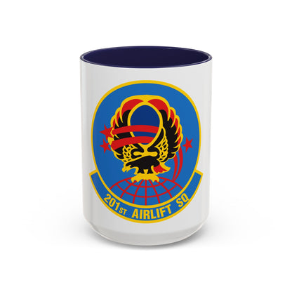 201 Airlift Squadron (U.S. Air Force) Accent Coffee Mug