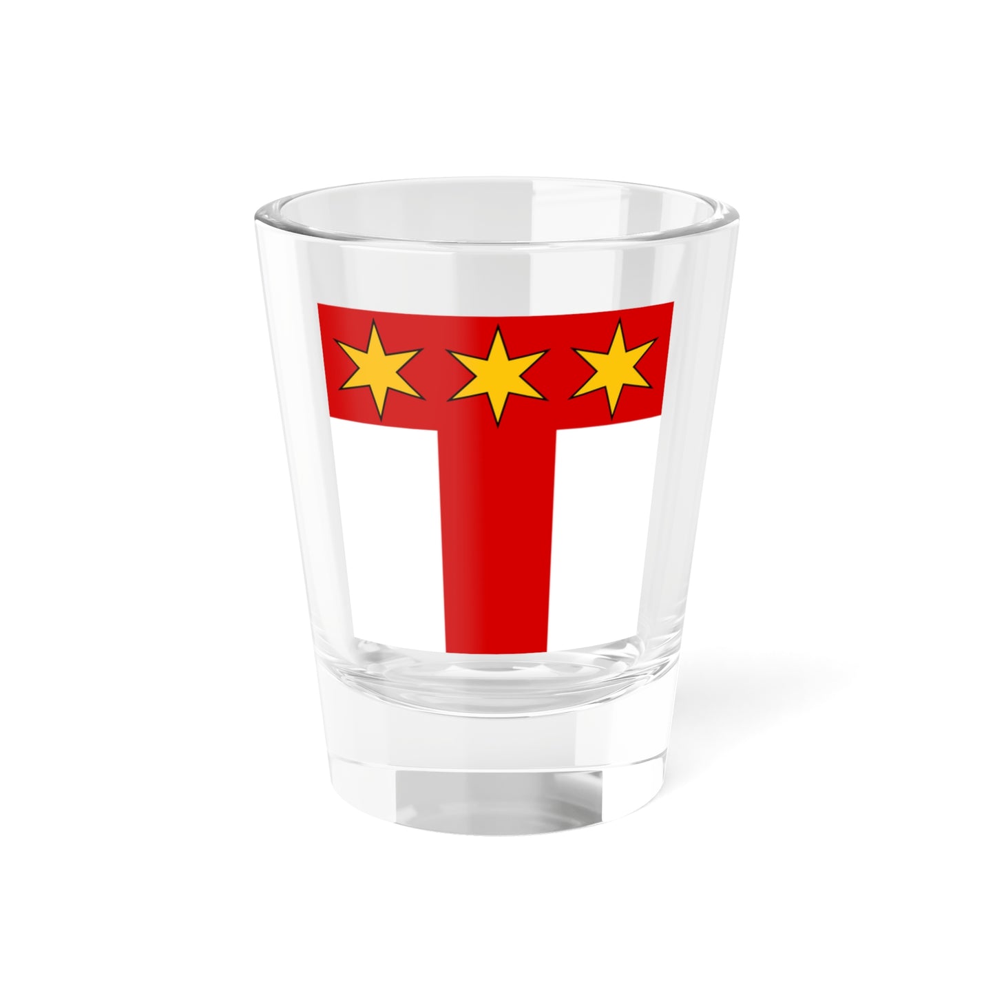 CHE Ammann Flag (Switzerland) Shot Glass 1.5oz