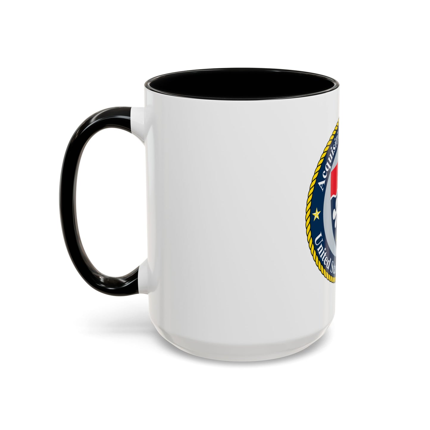 USCG Acquisition Directorate (U.S. Coast Guard) Accent Coffee Mug