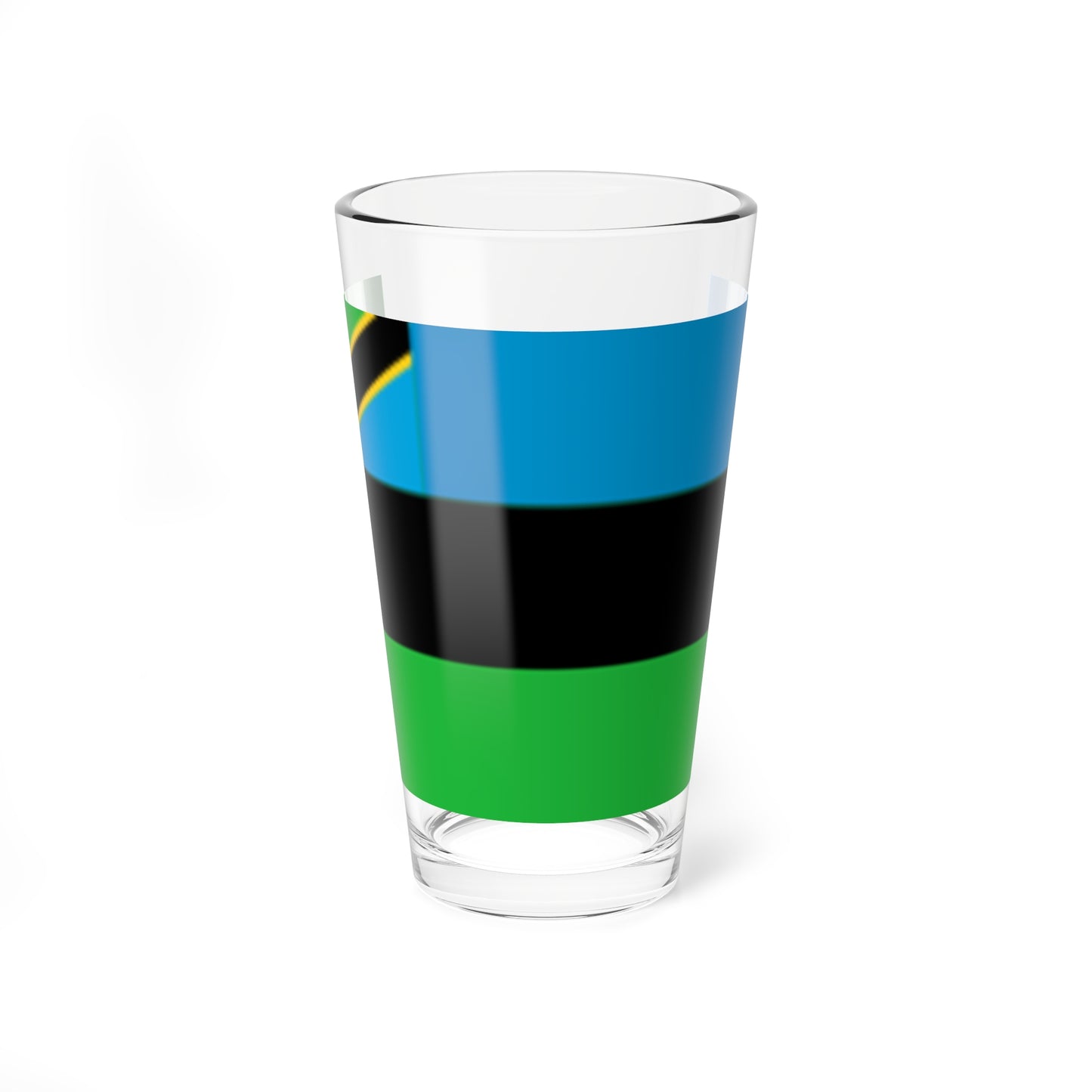 Flag of Zanzibar (Tanzania) Pint Glass 16oz