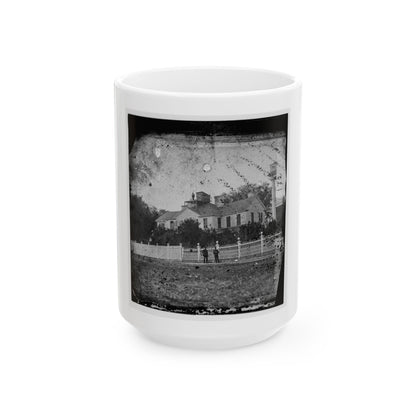 Beaufort, South Carolina. Federal Signal Station. Formerly The Home Of John G. Barnwell (U.S. Civil War) White Coffee Mug