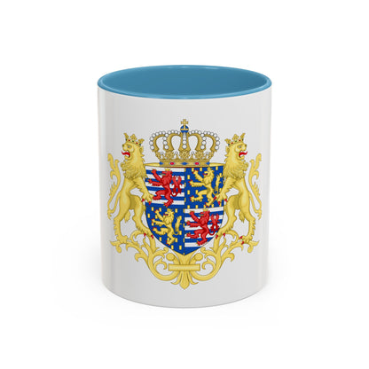Middle coat of arms of the Grand Duke of Luxembourg (2000) - Accent Coffee Mug