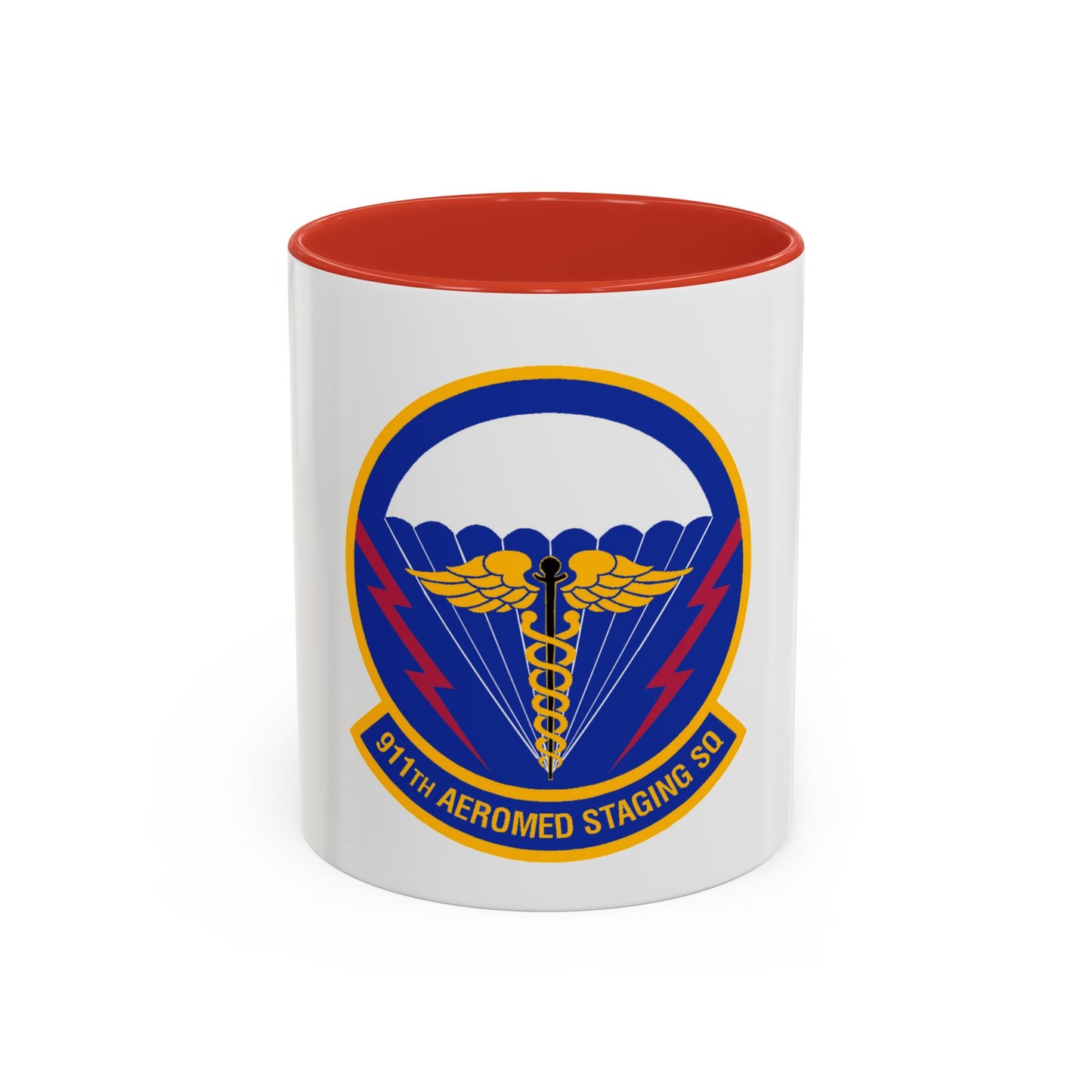 911 Aeromedical Staging Squadron AFRC (U.S. Air Force) Accent Coffee Mug