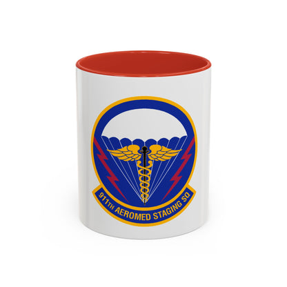 911 Aeromedical Staging Squadron AFRC (U.S. Air Force) Accent Coffee Mug