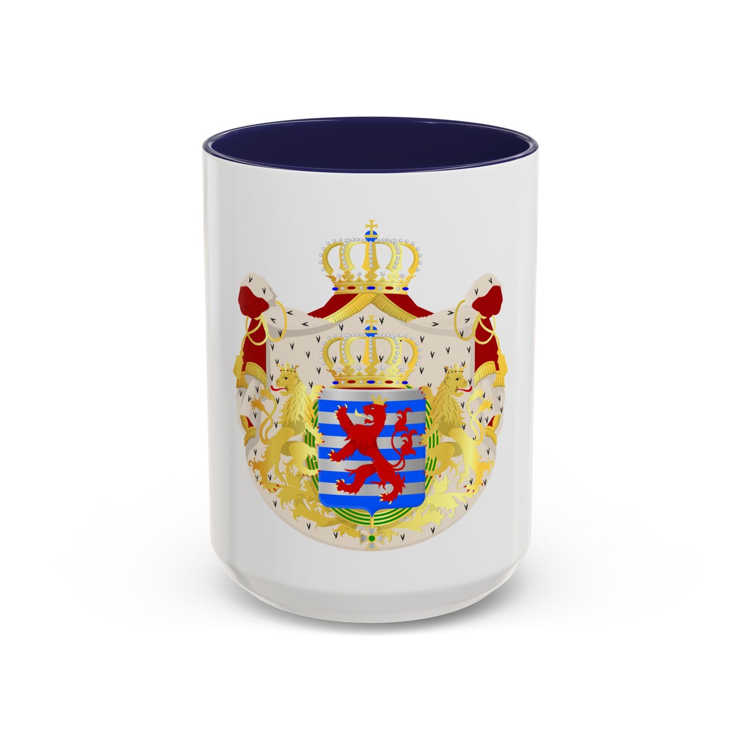 Greater coat of arms of the grand-duchy of Luxembourg - Accent Coffee Mug