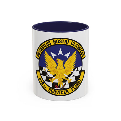 419th Services Flight (U.S. Air Force) Accent Coffee Mug