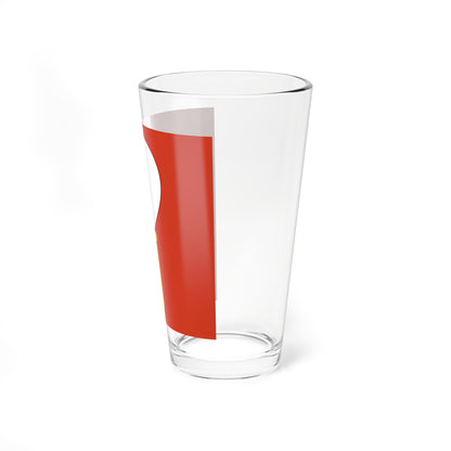 CHE Riesbach ZH Flag (Switzerland) Pint Glass 16oz
