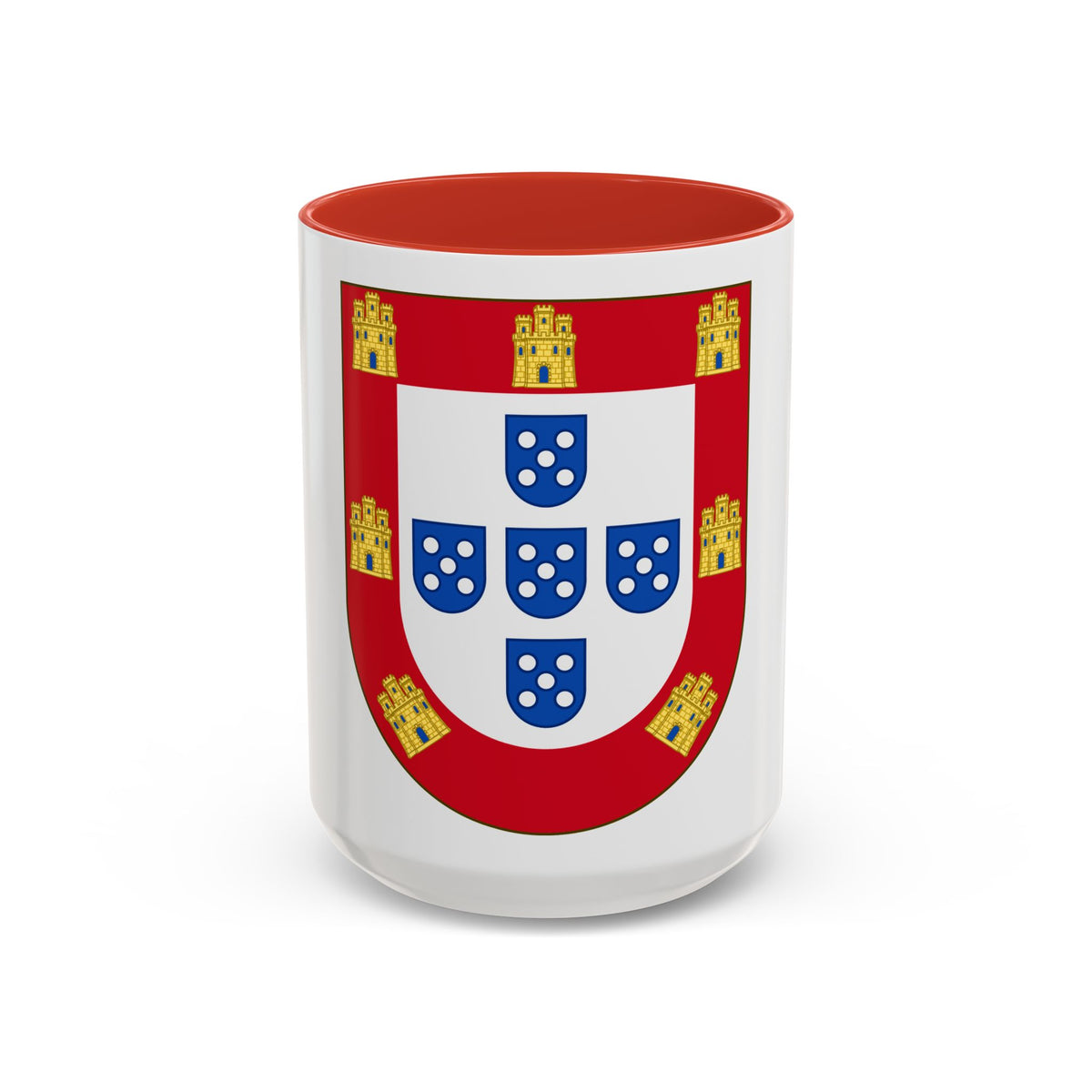Royal Arms of Portugal - Accent Coffee Mug
