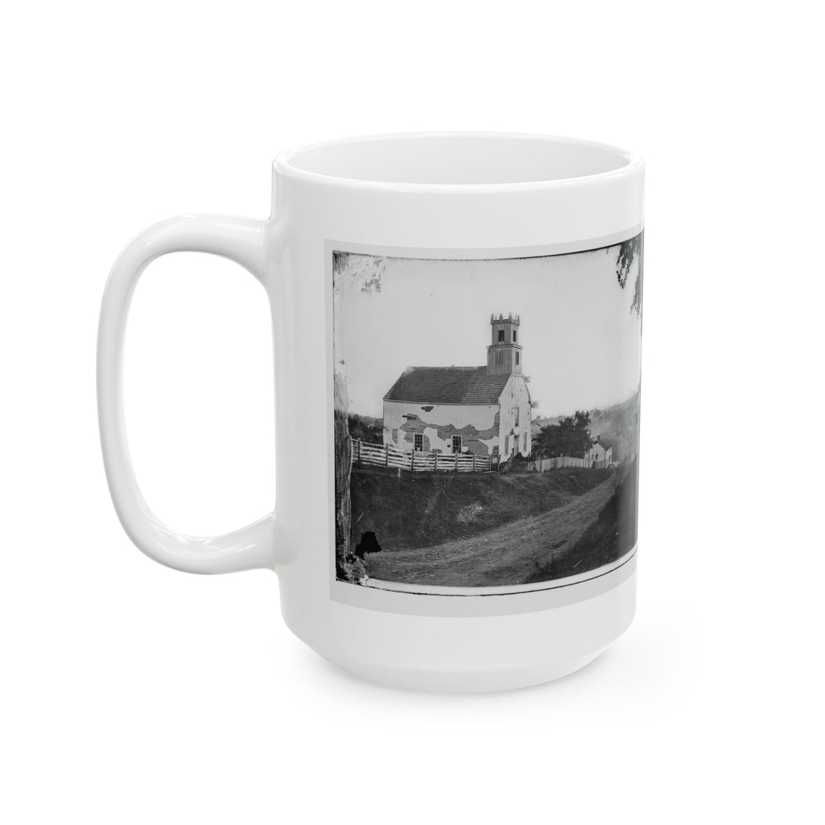 Sharpsburg, Md. Lutheran Church (U.S. Civil War) White Coffee Mug