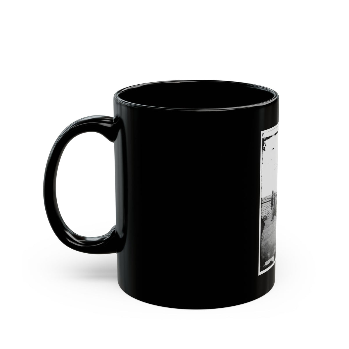 A Parrott Gun (Trained On Sumter ) (U.S. Civil War) Black Coffee Mug