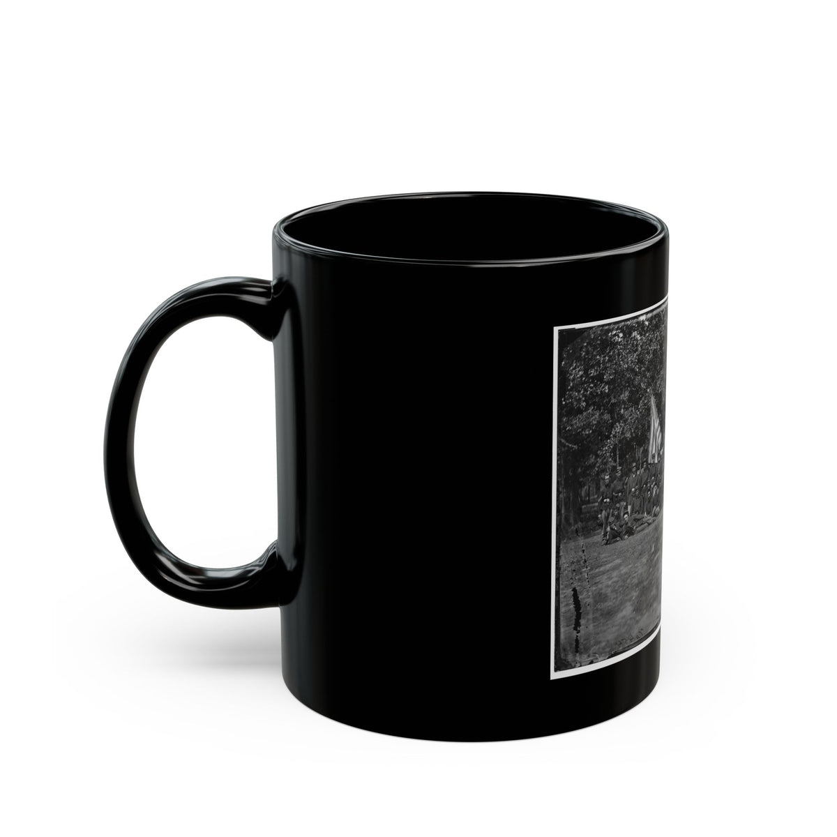 Bealeton, Virginia. Company F, 93d New York Infantry (U.S. Civil War) Black Coffee Mug