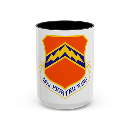 56th Fighter Wing (U.S. Air Force) Accent Coffee Mug