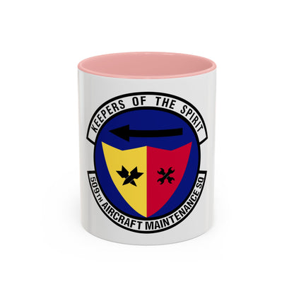 509th Aircraft Maintenance Squadron (U.S. Air Force) Accent Coffee Mug