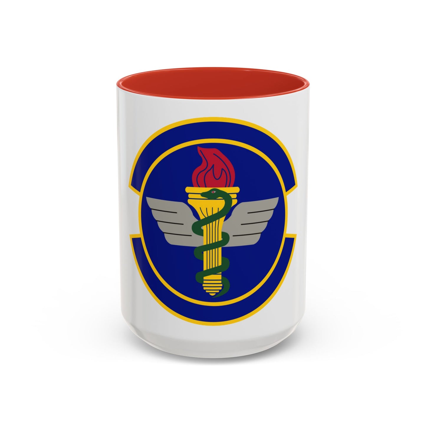 42 Operational Medical Readiness Squadron AETC (U.S. Air Force) Accent Coffee Mug