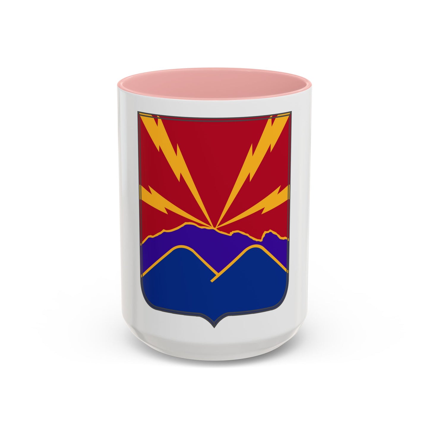 593rd Field Artillery Battalion v2 (U.S. Army) Accent Coffee Mug