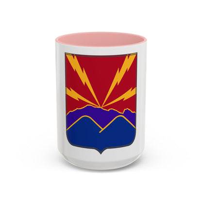 593rd Field Artillery Battalion v2 (U.S. Army) Accent Coffee Mug