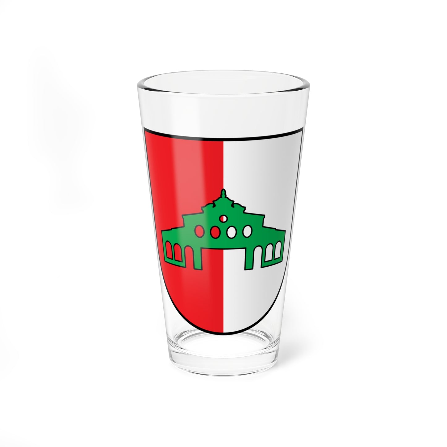 DEU Augsburg-Kriegshaber COA (Germany) (Coat of Arms) Pint Glass 16oz