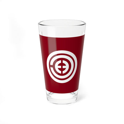 Flag of Toyokoro Hokkaido (Japan) Pint Glass 16oz