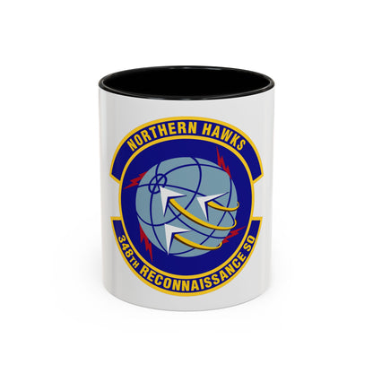 348th Reconnaissance Squadron (U.S. Air Force) Accent Coffee Mug