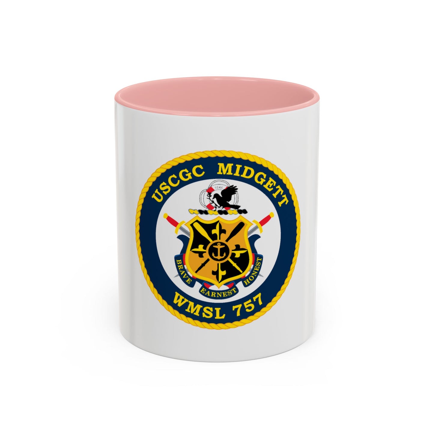 USCGC MIDGETT WMSL 757 (U.S. Coast Guard) Accent Coffee Mug