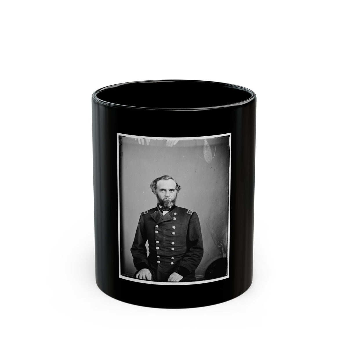 Brig. Gen. Richard W. Johnson (U.S. Civil War) Black Coffee Mug