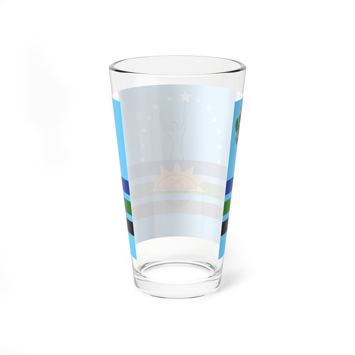 Propuesta de bandera para el Estado Monagas 55 (Venezuela) Pint Glass 16oz