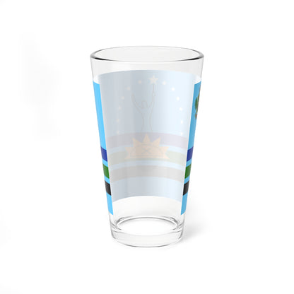 Propuesta de bandera para el Estado Monagas 55 (Venezuela) Pint Glass 16oz