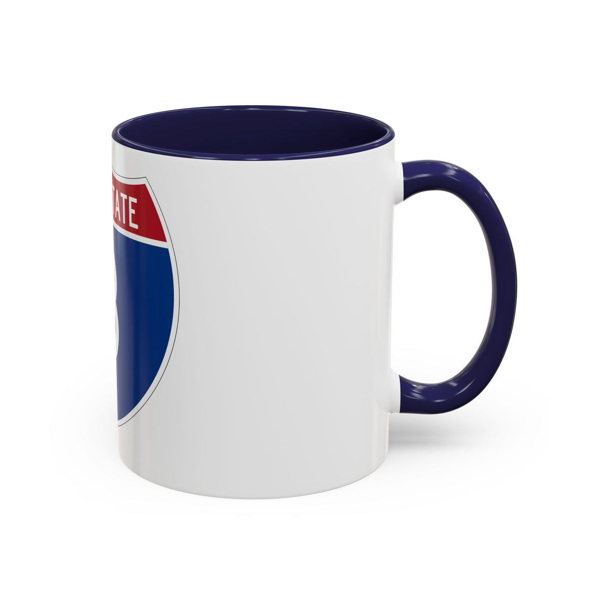 Interstate 8 (U.S. Highways) Accent Coffee Mug