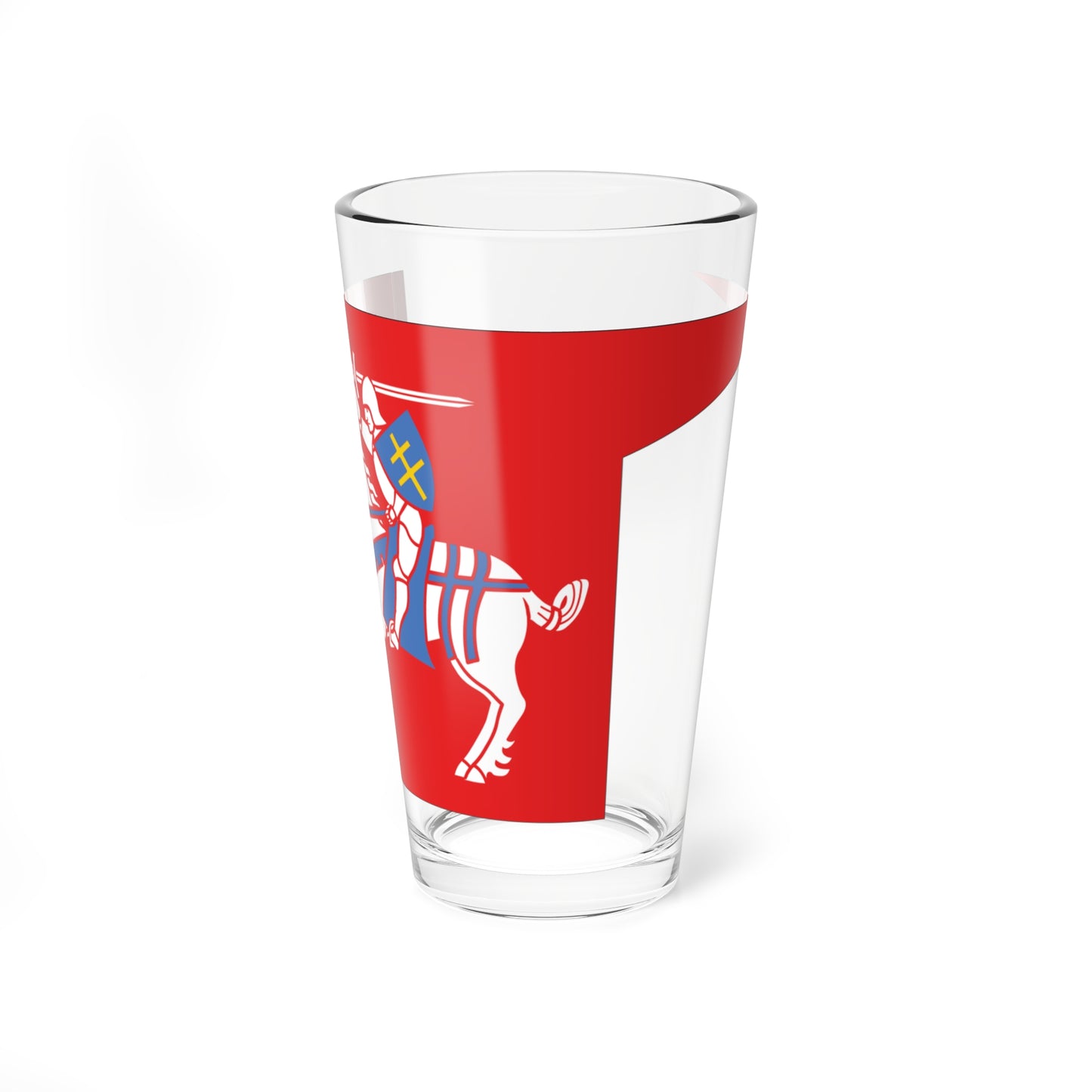 Flag of the Grand Duchy of Lithuania 1403-1410 (Belarus) (Coat of Arms) Pint Glass 16oz