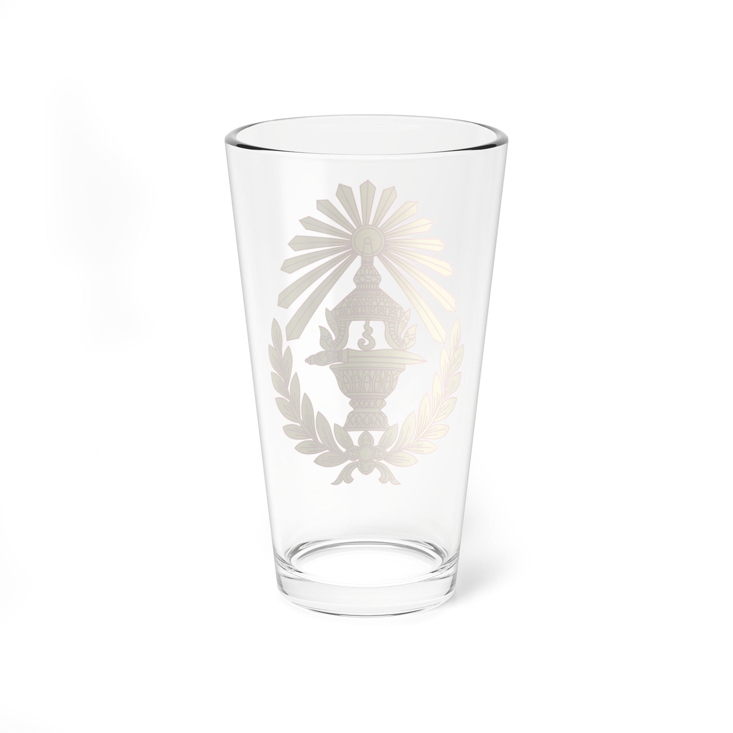 Seal of the Cabinet of Cambodia (Cambodia) (Coat of Arms) Pint Glass 16oz