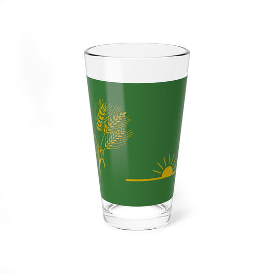 Proposed Flag of North Dakota Clell Gannon (United States) Pint Glass 16oz