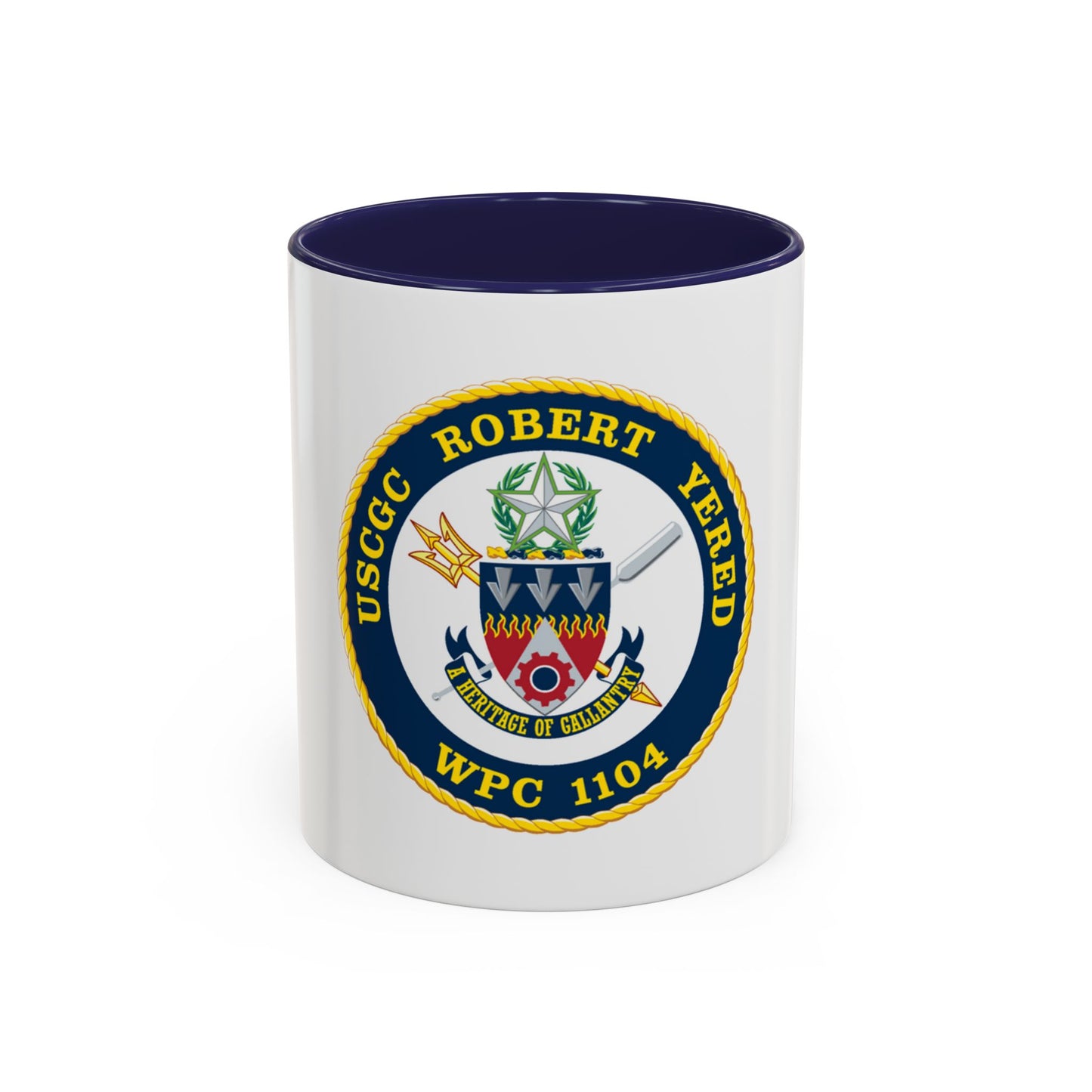 USCGC ROBERT YERED WPC 1104 (U.S. Coast Guard) Accent Coffee Mug