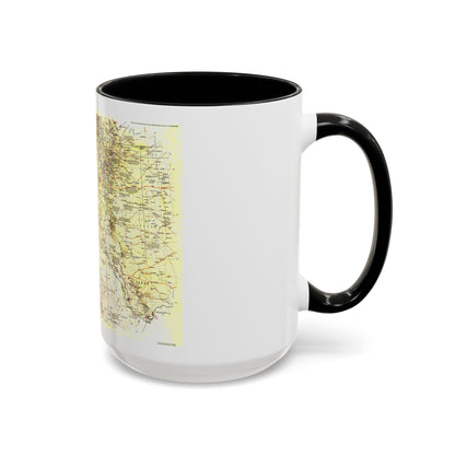 USA - Southwest 1 (1982) (Map) Accent Coffee Mug