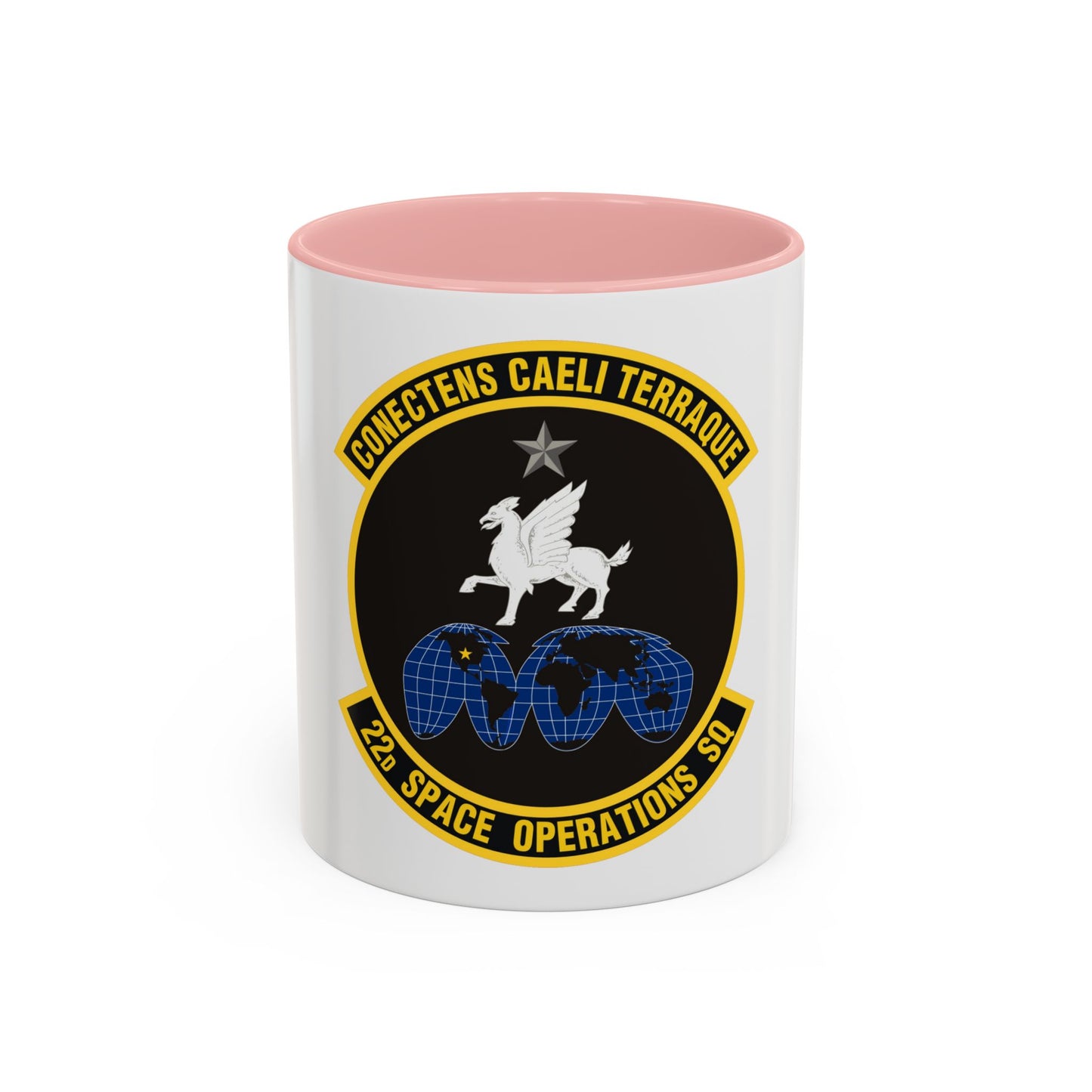 22d Space Operations Squadron (U.S. Air Force) Accent Coffee Mug