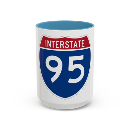Interstate 95 (U.S. Highways) Accent Coffee Mug