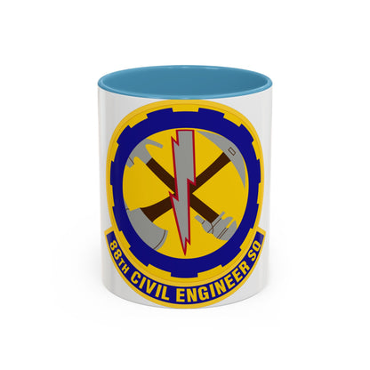 88 Civil Engineer Squadron AFMC (U.S. Air Force) Accent Coffee Mug