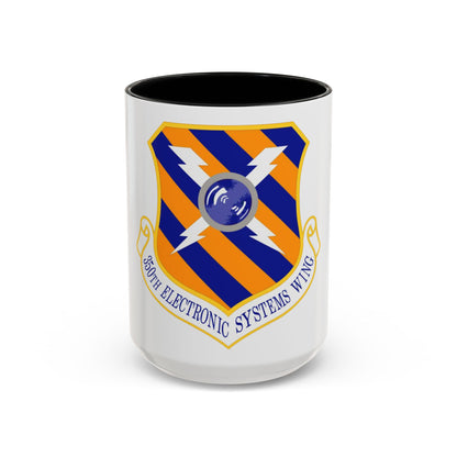 350th Electronic Systems Wing (U.S. Air Force) Accent Coffee Mug