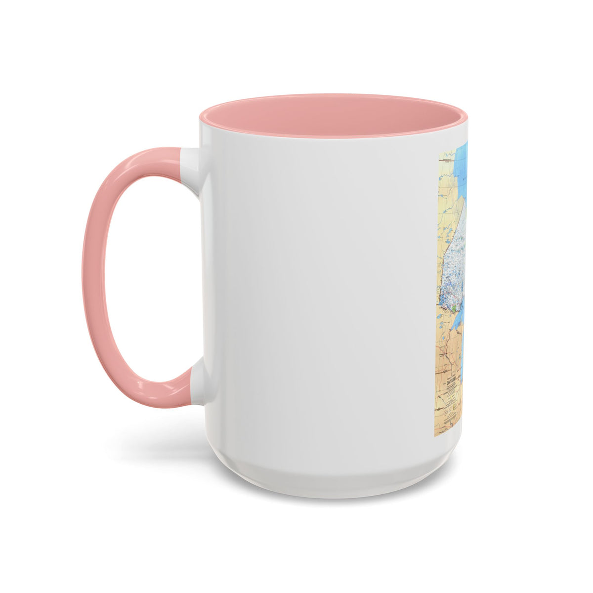 Canada - Ontario (1978) (Map) Accent Coffee Mug