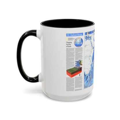Indian Ocean (1992) (Map) Accent Coffee Mug