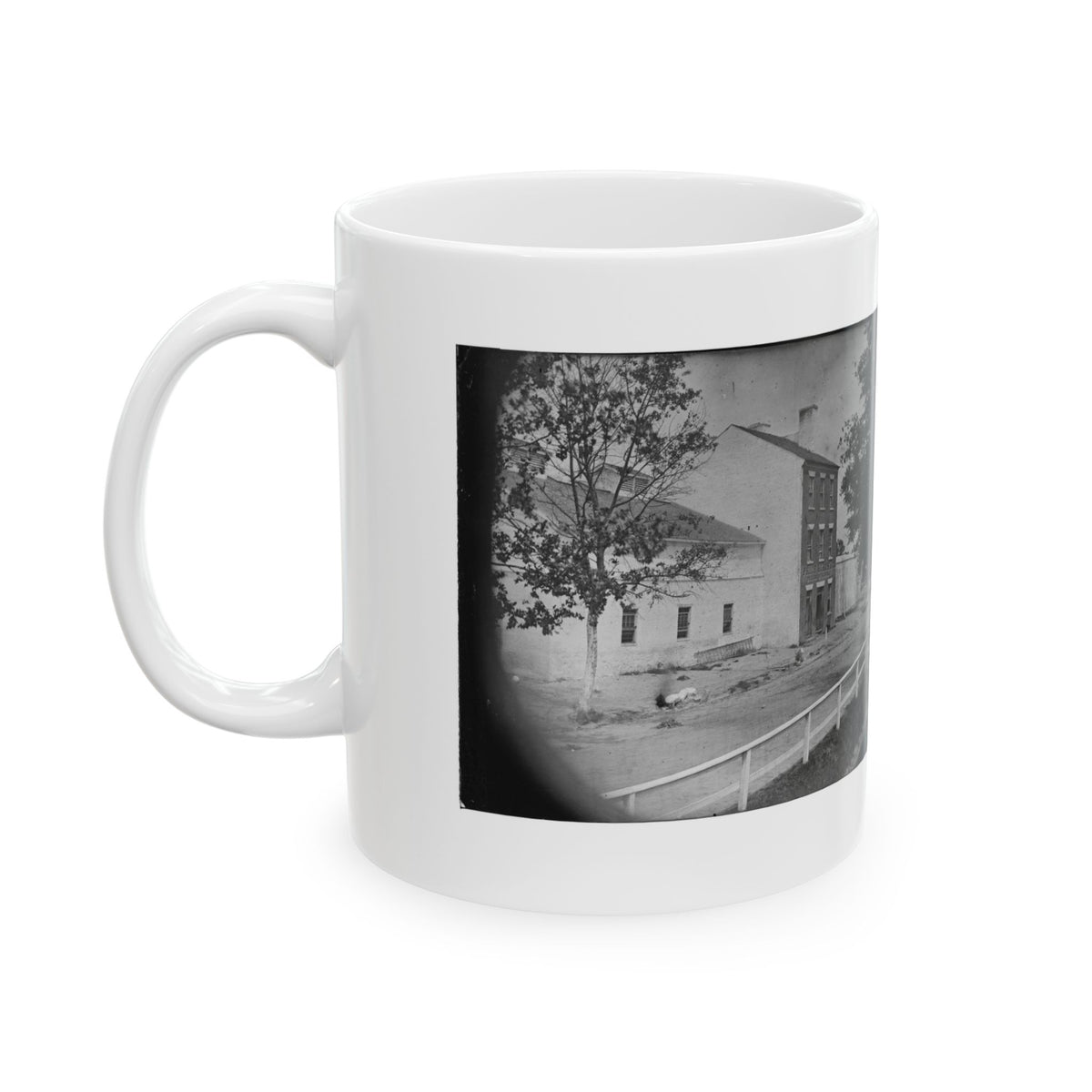 Alexandria, Virginia. Slave Pen. (Price, Birch & Company Dealers In Slaves) (U.S. Civil War) White Coffee Mug