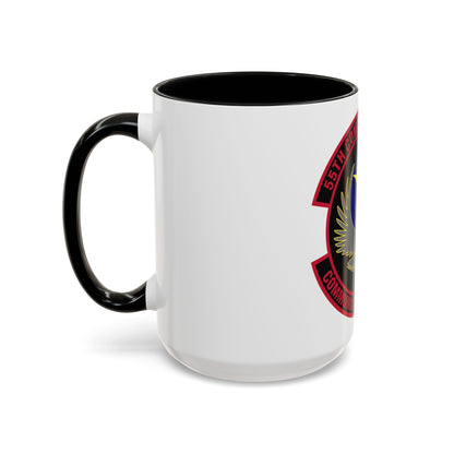 55th Communications Squadron (U.S. Air Force) Accent Coffee Mug
