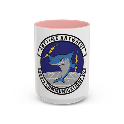 305th Communications Squadron (U.S. Air Force) Accent Coffee Mug