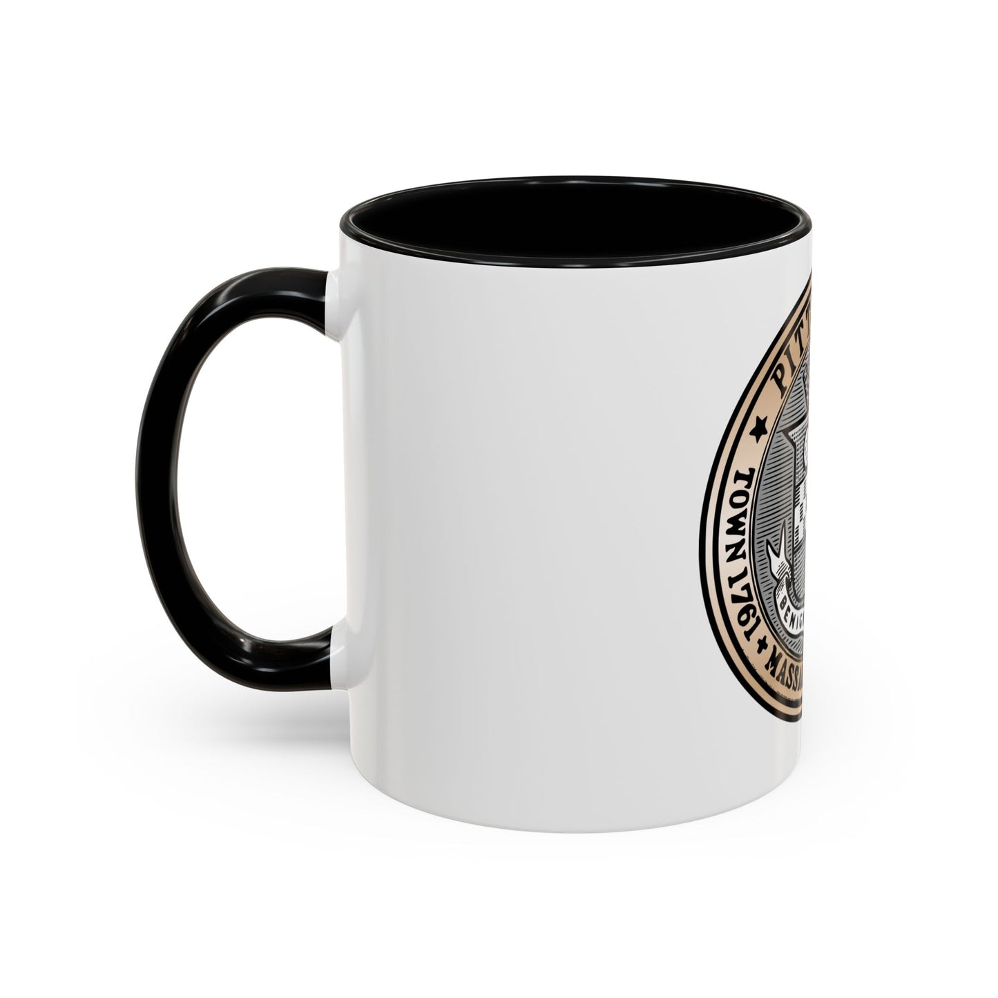 Seal of Pittsfield Massachusetts - Accent Coffee Mug