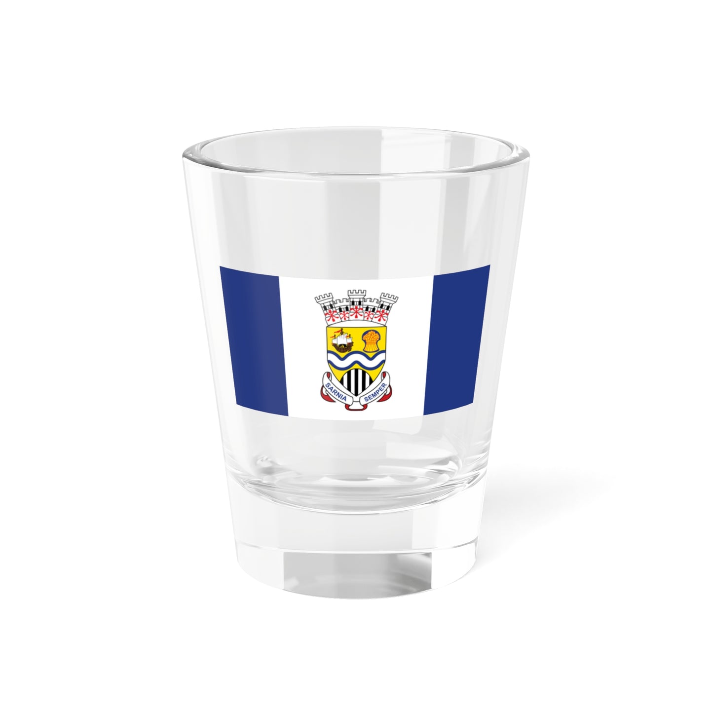 Flag of Sarnia Ontario Canada - Shot Glass 1.5oz