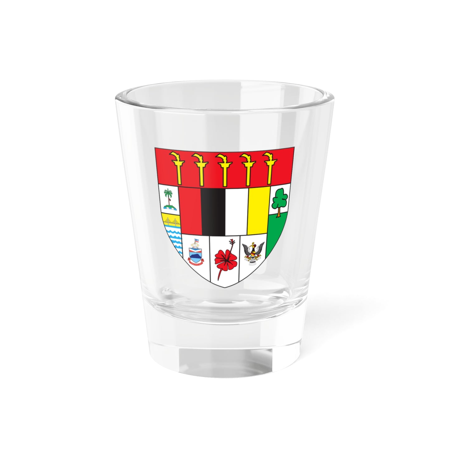 Arms of Malaysia - Shot Glass 1.5oz