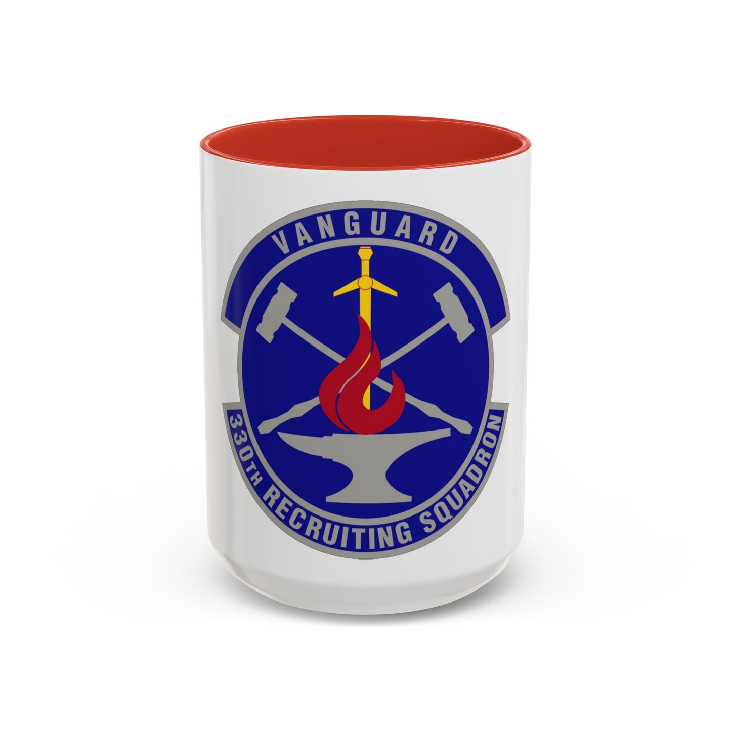 330 Recruiting Squadron AETC (U.S. Air Force) Accent Coffee Mug