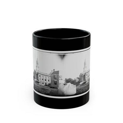 Warrenton, Va. Courthouse (U.S. Civil War) Black Coffee Mug