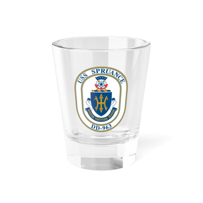 USS Spruance DD 963 (U.S. Navy) Shot Glass 1.5oz