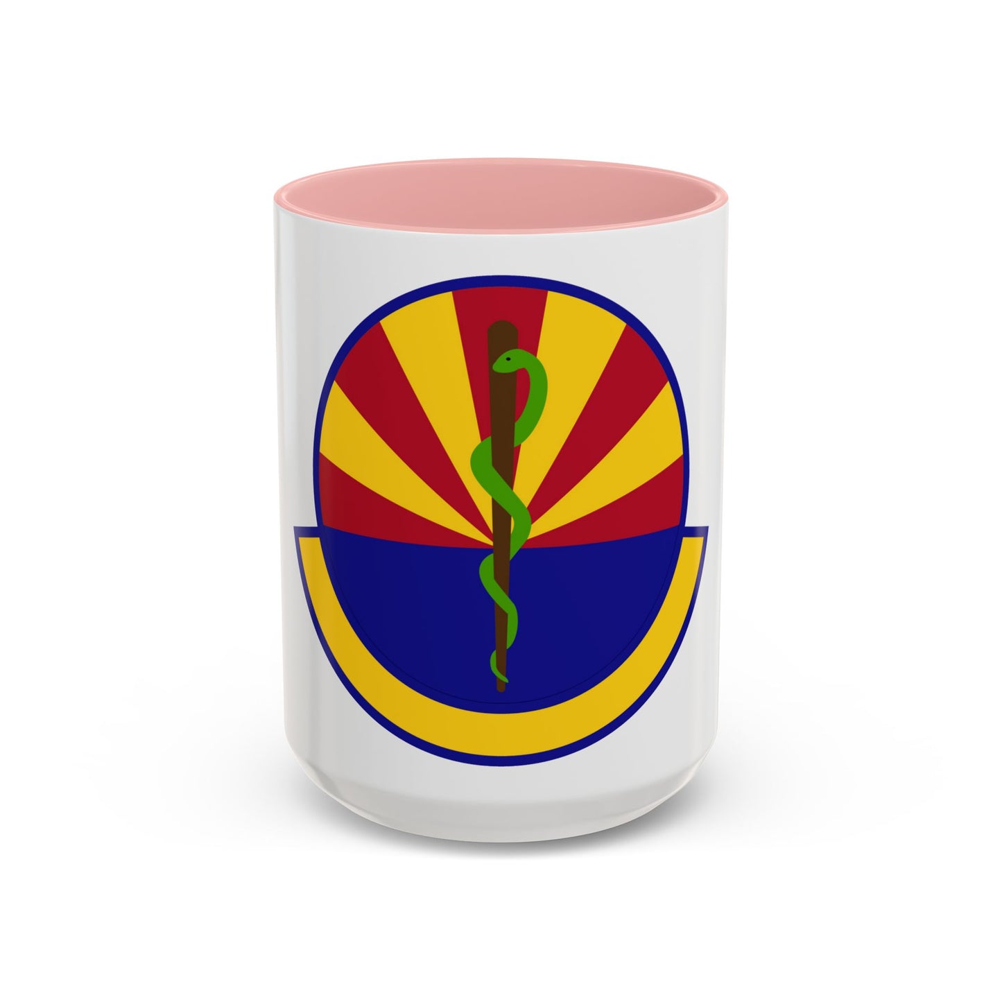 56 Healthcare Operations Squadron AETC (U.S. Air Force) Accent Coffee Mug