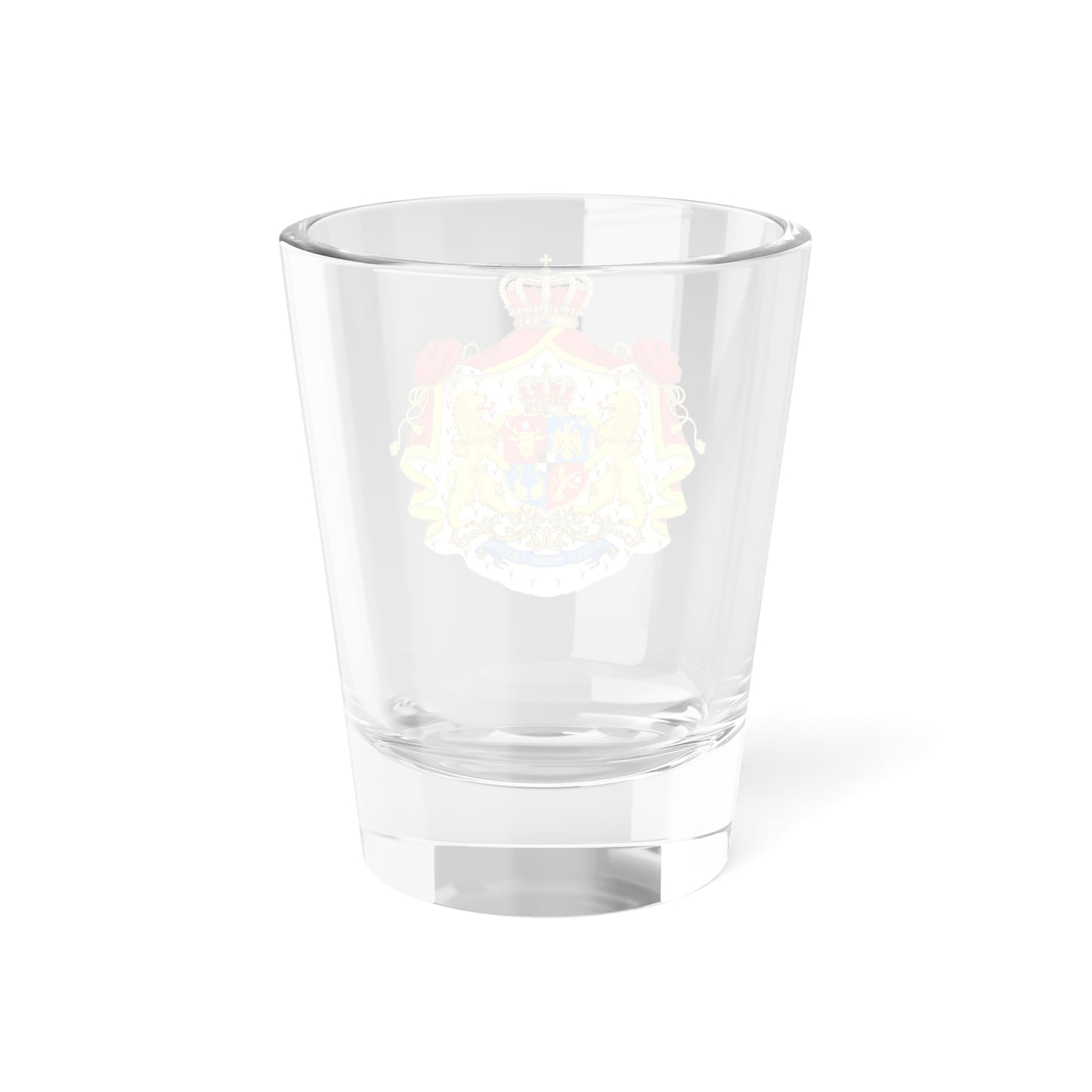 Kingdom of Romania Coat of Arms Big 1866-1881 (Algeria) (Coat of Arms) Shot Glass 1.5oz